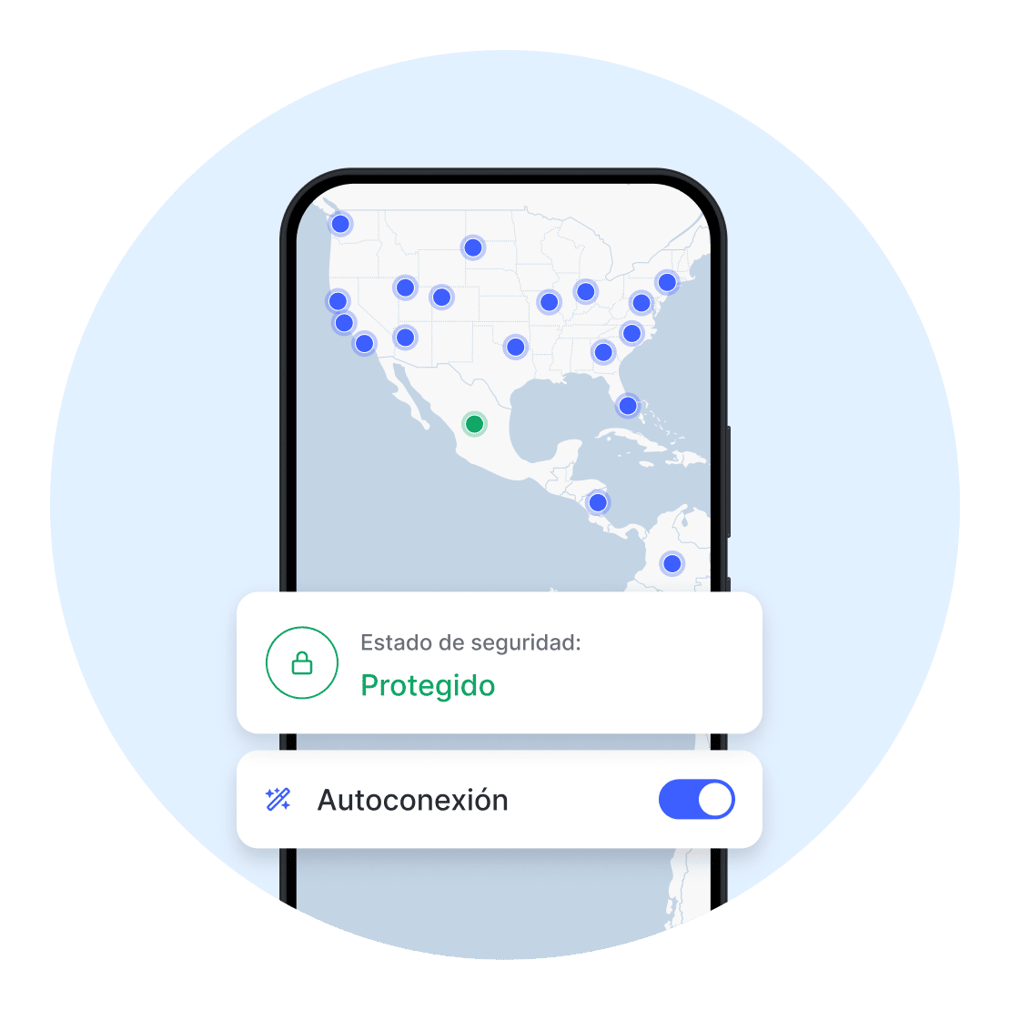 Protección del dispositivo con la función de conexión automática de NordVPN